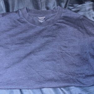 Men’s XXXL American Eagle Outfitters Men’s Heather Navy Boxy Pocket Tee